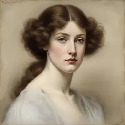portrait of a woman by Armand Point