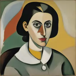 portrait of a woman by Arshile Gorky
