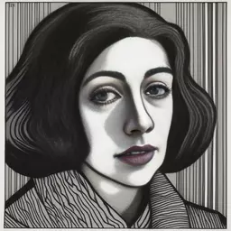 portrait of a woman by Art Spiegelman