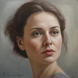 portrait of a woman by Artem Chebokha