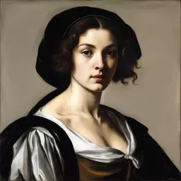 portrait of a woman by Artemisia Gentileschi
