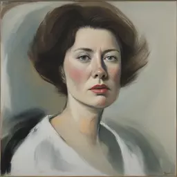 portrait of a woman by Arthur Boyd