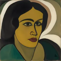 portrait of a woman by Arthur Dove