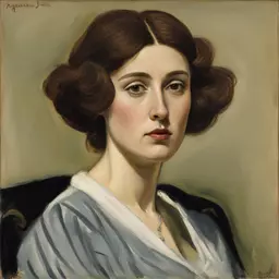 portrait of a woman by Augustus John