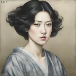 portrait of a woman by Ayami Kojima