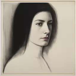 portrait of a woman by Barnett Newman