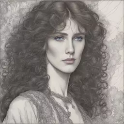 portrait of a woman by Barry Windsor Smith