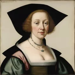 portrait of a woman by Barthel Bruyn the Younger