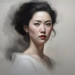 portrait of a woman by Bayard Wu