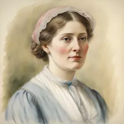 portrait of a woman by Beatrix Potter