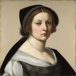 portrait of a woman by Benedetto Caliari