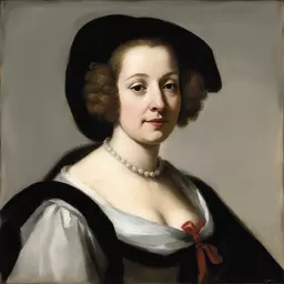 portrait of a woman by Bernardo Strozzi