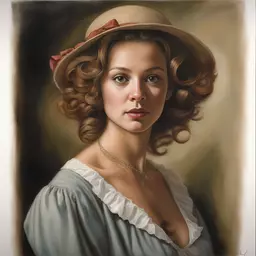 portrait of a woman by Bob Byerley
