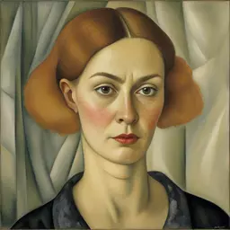 portrait of a woman by Boris Grigoriev