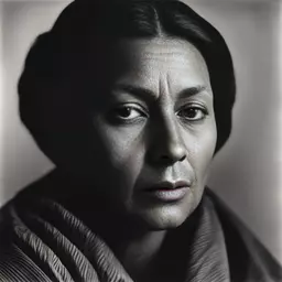 portrait of a woman by Brett Weston