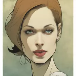 portrait of a woman by Brian K. Vaughan