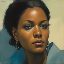 portrait of a woman by Brian Stelfreeze