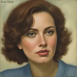 portrait of a woman by Bruce Coville