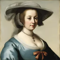 portrait of a woman by Canaletto