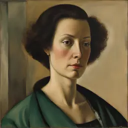 portrait of a woman by Candido Portinari