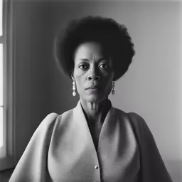 portrait of a woman by Carrie Mae Weems
