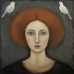 portrait of a woman by Catherine Hyde