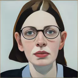 portrait of a woman by Chantal Joffe