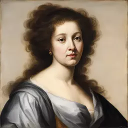 portrait of a woman by Charles Le Brun