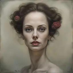 portrait of a woman by Chris Mars