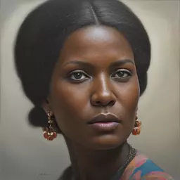 portrait of a woman by Chris Moore