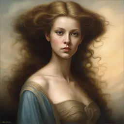 portrait of a woman by Christophe Vacher