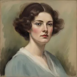 portrait of a woman by Clara Miller Burd