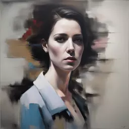 portrait of a woman by Conor Harrington