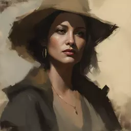 portrait of a woman by Craig Mullins