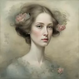portrait of a woman by Daniel Merriam