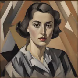 portrait of a woman by David Bomberg