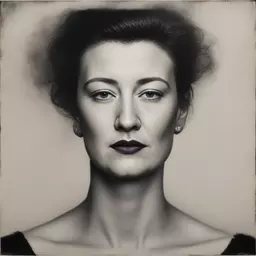 portrait of a woman by David Lynch