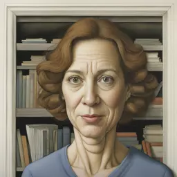 portrait of a woman by David Wiesner