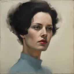 portrait of a woman by Dean Ellis