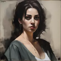 portrait of a woman by Diego Dayer