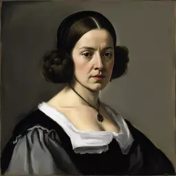 portrait of a woman by Diego Velázquez