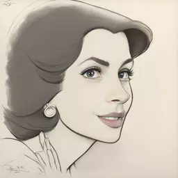 portrait of a woman by Don Bluth