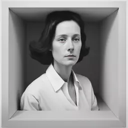portrait of a woman by Donald Judd