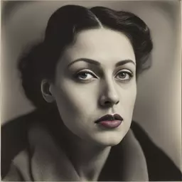 portrait of a woman by Dora Maar