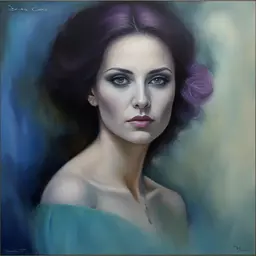 portrait of a woman by Dorina Costras