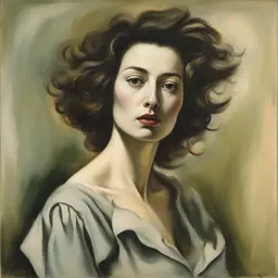 portrait of a woman by Dorothea Tanning