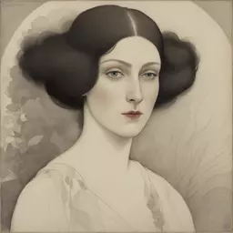 portrait of a woman by Dorothy Lathrop