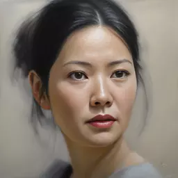 portrait of a woman by Doug Chiang