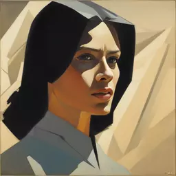 portrait of a woman by Ed Mell