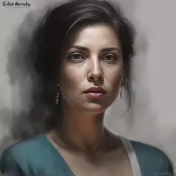 portrait of a woman by Eddie Mendoza